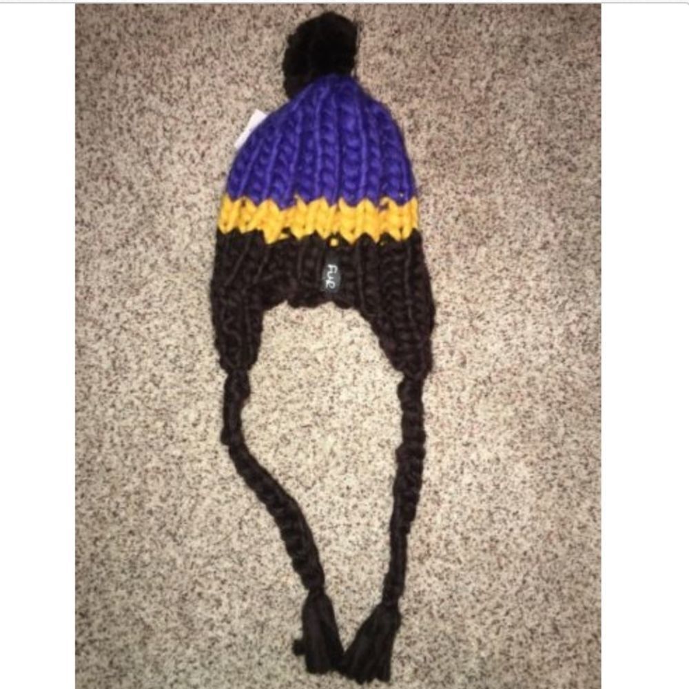 Fur Headwear By Turtle Fur Hat Ear Flaps NWT